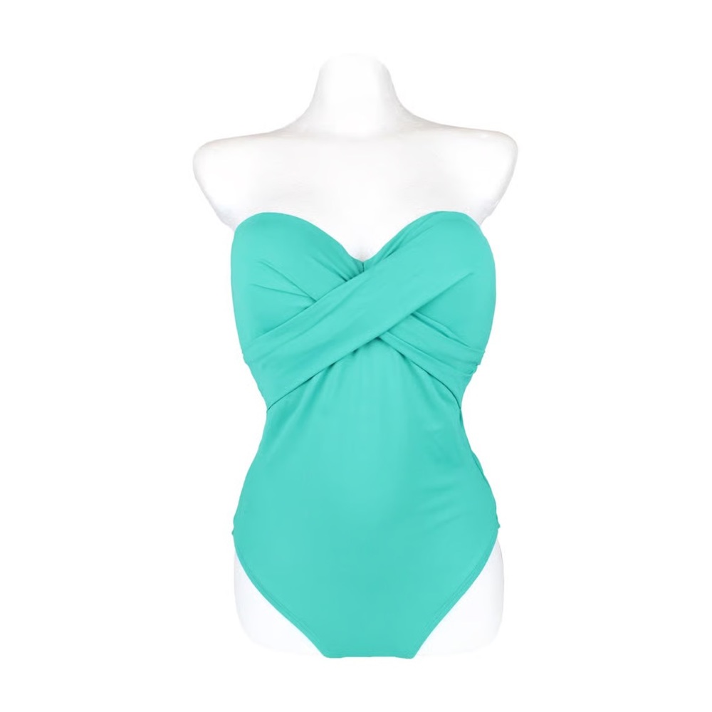 Kate Spade Aqua Teal One Piece Swimsuit